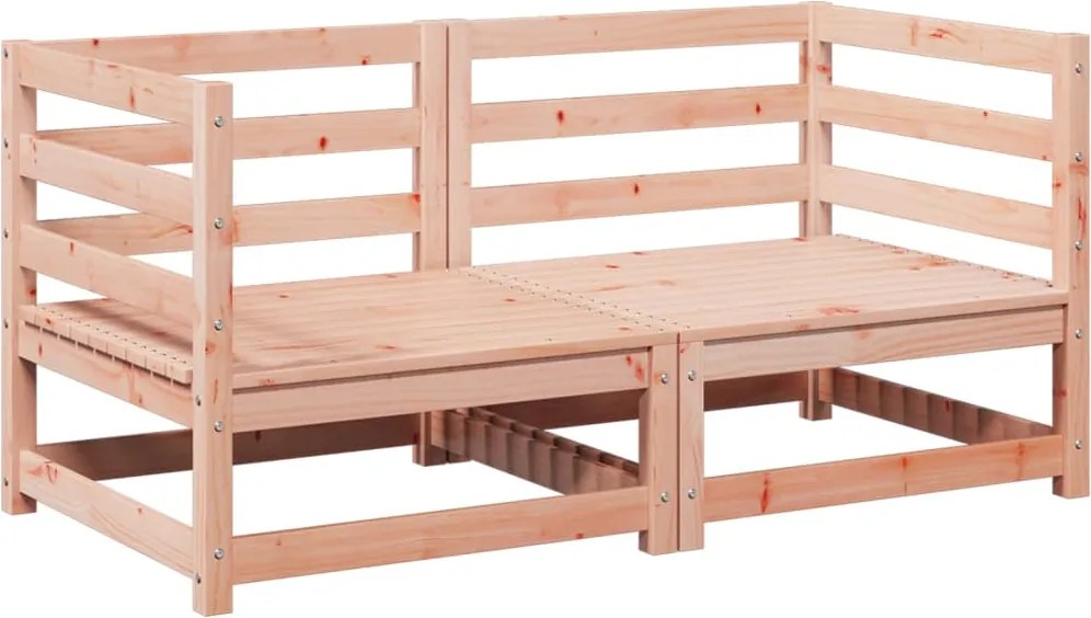 vidaXL Set canapea de grădină, 2 piese, lemn masiv brad douglas