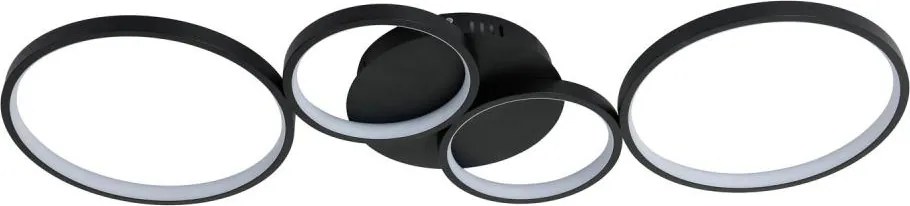Brilagi - Plafonieră LED ECHO LED/40W/230V 4000K 32x90 cm neagră