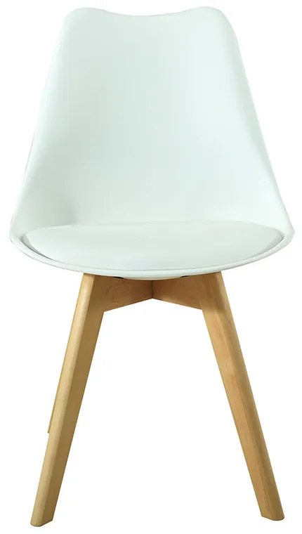 Set de masă Merlo 4+1 alb