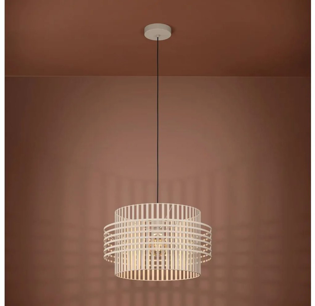 Lustră pe cablu Eglo 390145 OLTAMAR 1xE27/40W/230V d. 48 cm crem