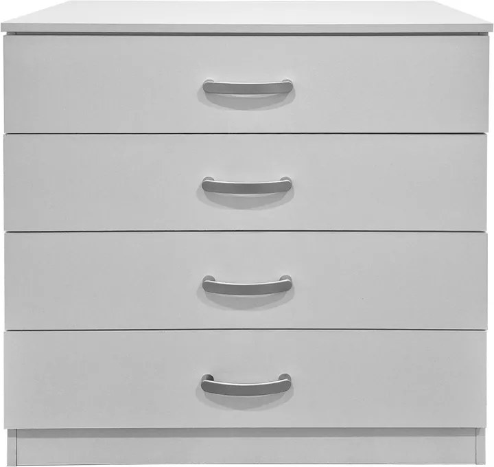 Dulap cu sertare, Athos, Alb, 80x40x79 cm