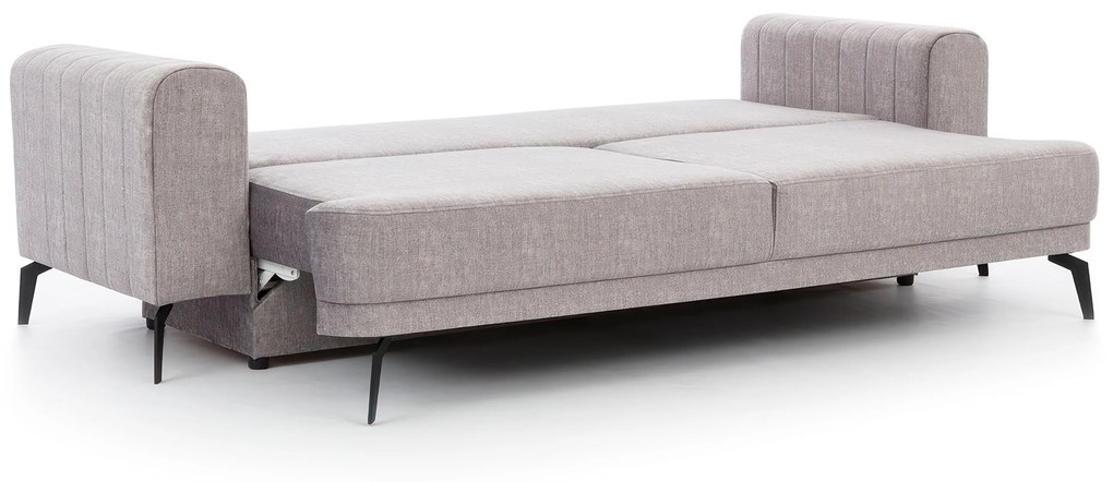 Canapea extensibilă Luzano - catifea gri Vogue 14