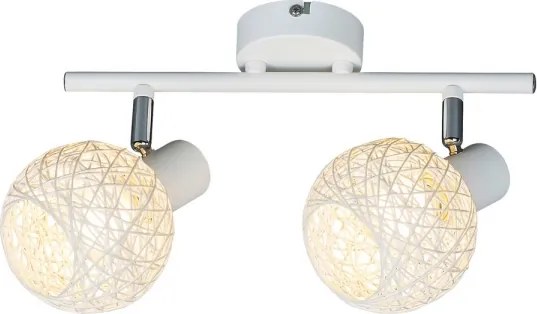 Rabalux 5618 - Plafonieră spot HAZEL 2xE14/15W/230V