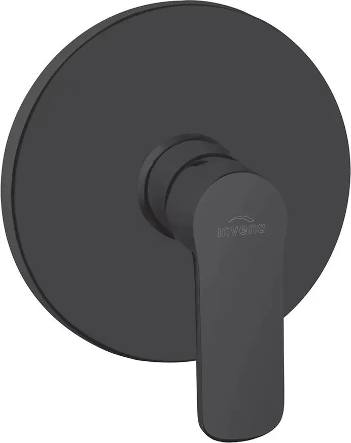 Baterie dus incastrata Invena Siros 1 functie negru mat