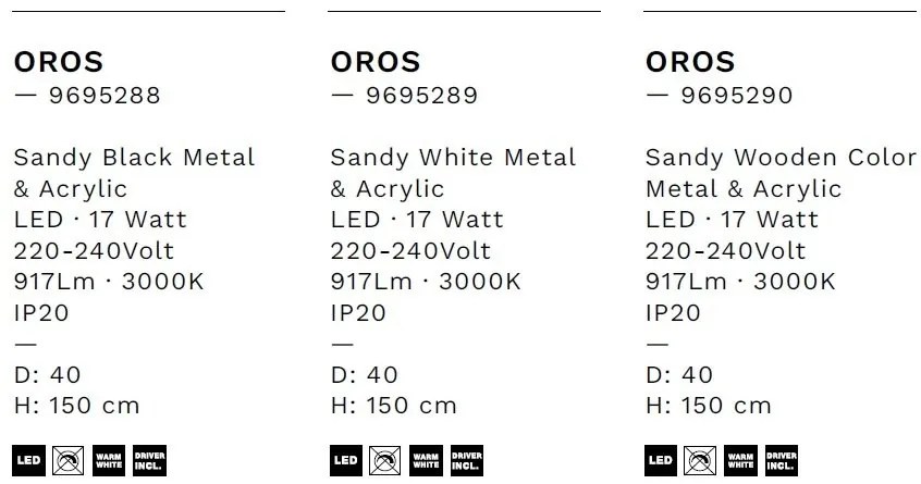Lustra/Pendul LED design modern OROS lemn