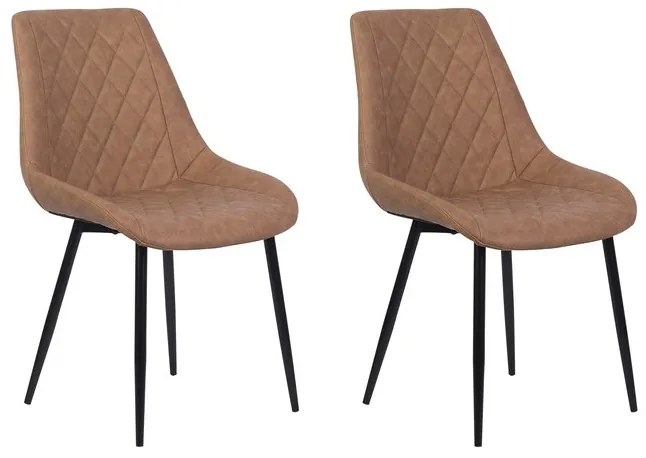Set 2 buc. scaune pentru sufragerie Masar (maro auriu). Promo -43%. 1009941