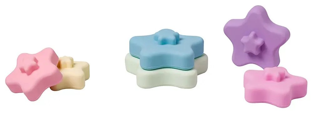 Saro Rainbow Stackable Teethers