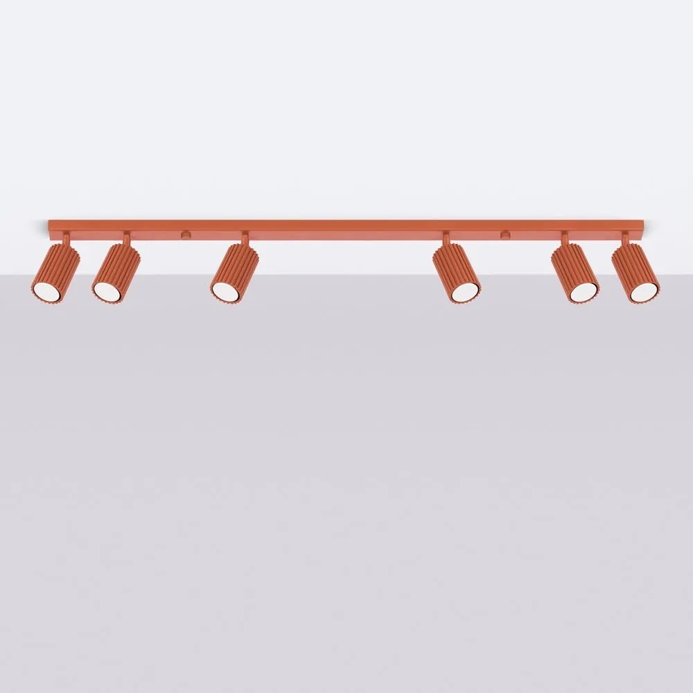 Spot cărămiziu 6,5x117 cm Gleam – Sollux