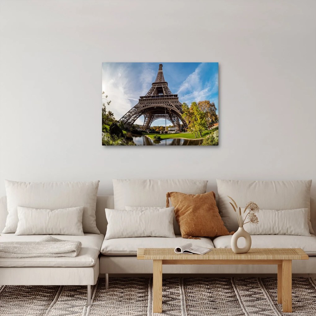 Tablou - Turnul Eiffel colorat (70x50 cm)
