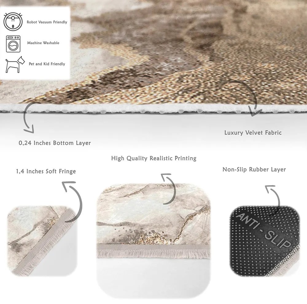 Covor bej 160x230 cm – Mila Home