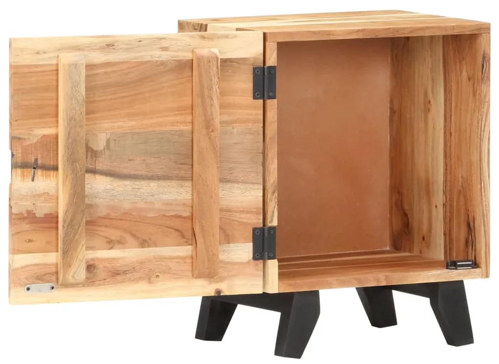 320227 vidaXL Noptieră, 40 x 30 x 51 cm, lemn masiv de acacia