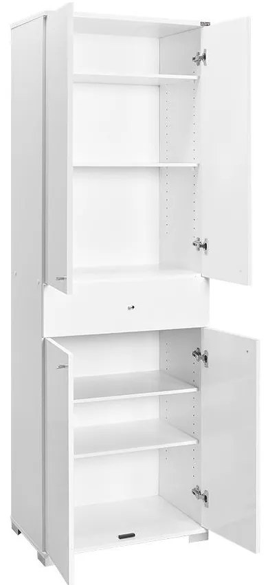 Dulap cu rafturi Aufalenzza (alb). 1108584
