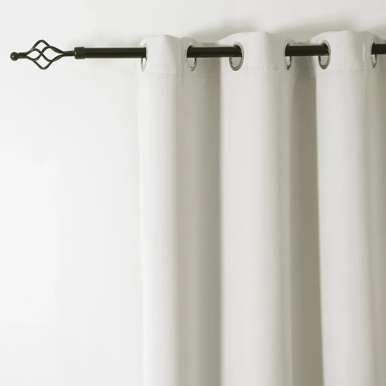 Perdea alb-crem OXFORD 140x250 cm Agatat: Inele metalice