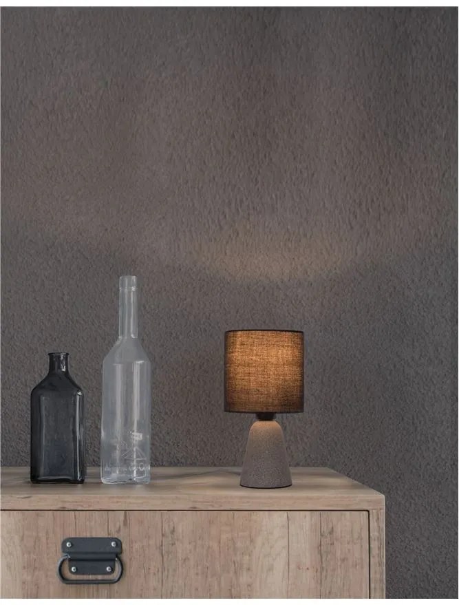 Veioza, lampa de masa design modern ZERO beton gri NVL-9577161
