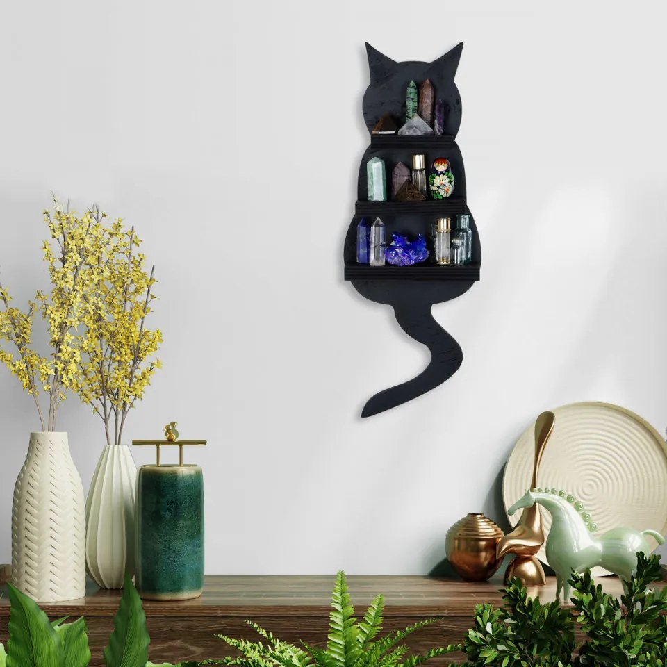 Accesoriu Decorativ de Perete MEH134, Lemn