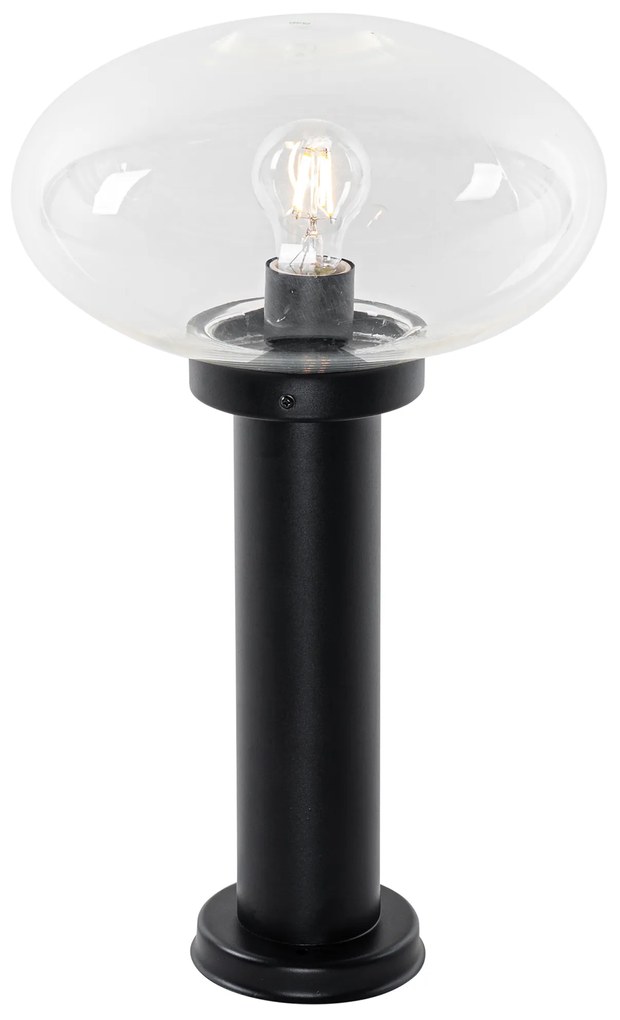 Lampă de exterior modernă de tip stâlp neagră 50 cm - Elly