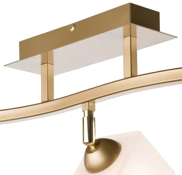 Spot KLARA 3xE14/60W/230V auriu