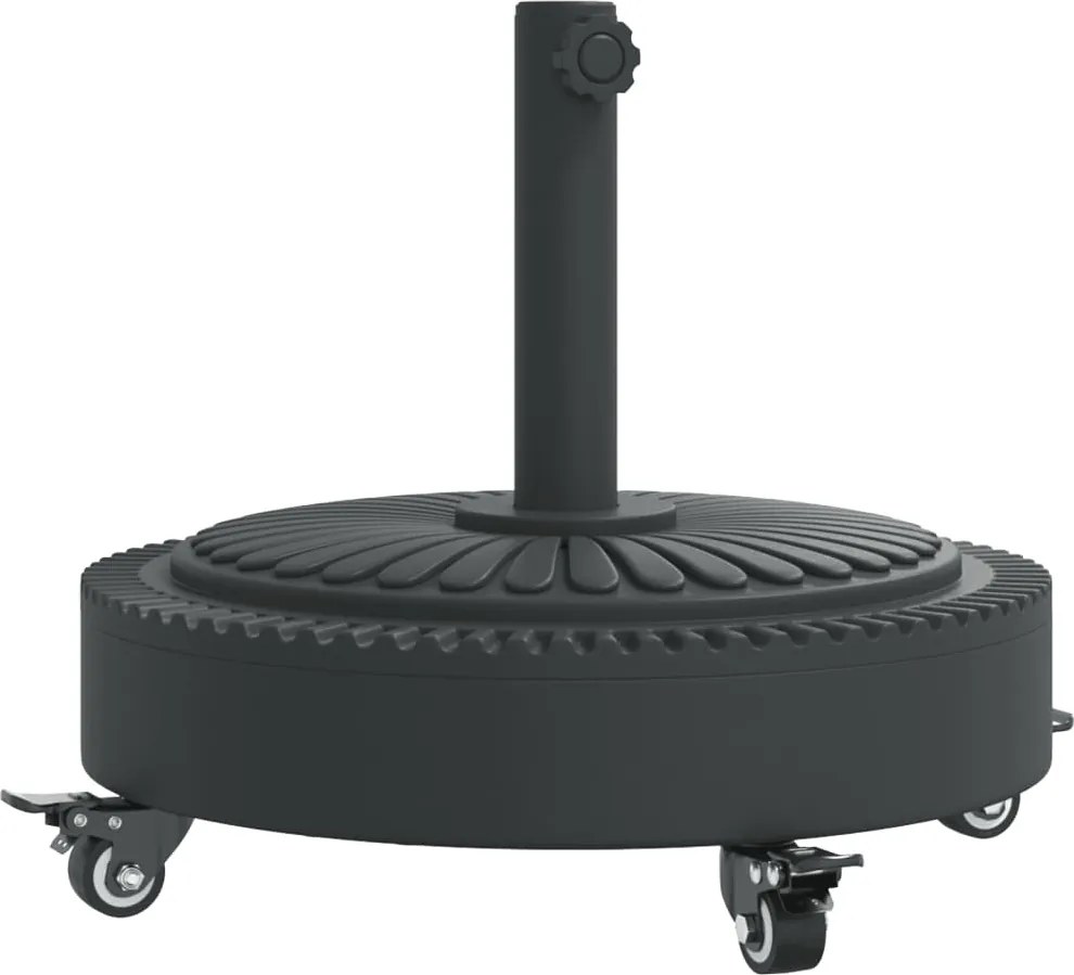 vidaXL Suport umbrelă pentru stâlpi Ø38 / 48 mm, 27 kg, rotund