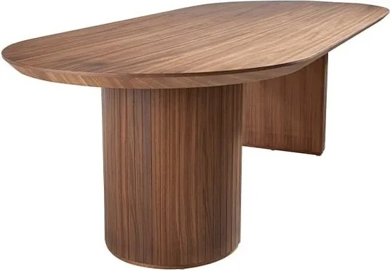 Masa dining design LUX din furnir de nuc 240cmx105cm