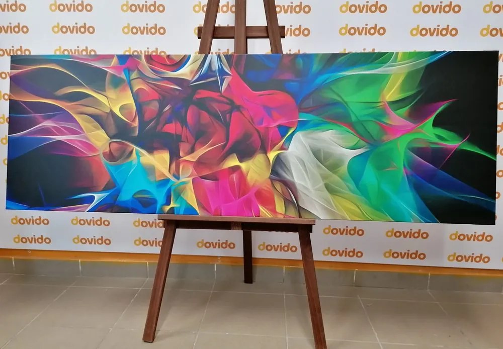 Tablou haosului colorat abstract