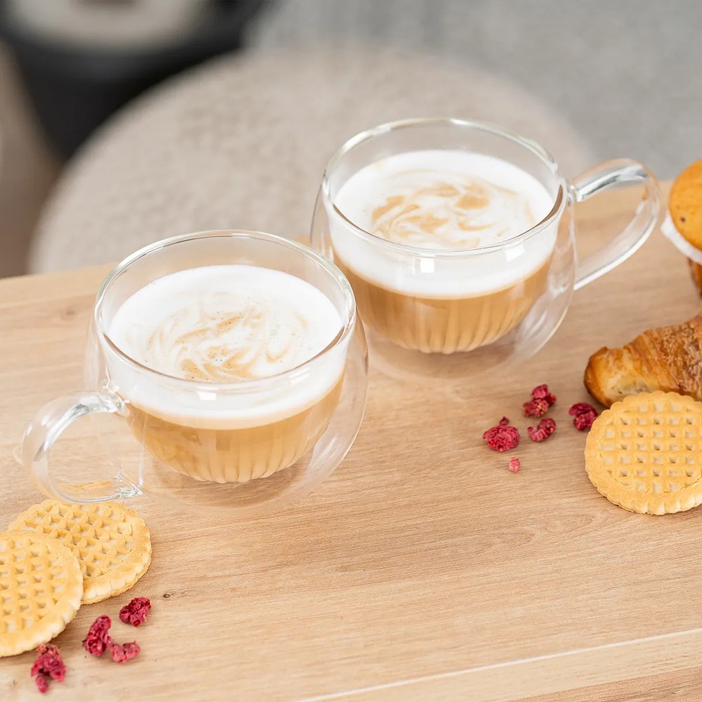 Pahare termo pentru cappuccino 4Home Hot&Cool 270 ml, 2 buc.