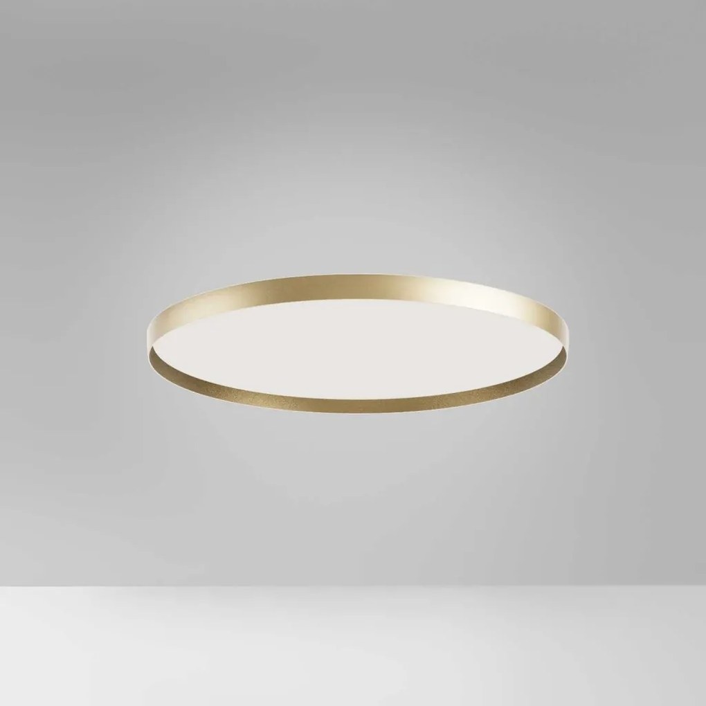 Plafoniera LED design slim ACELIA 60cm, auriu, alb sau negru