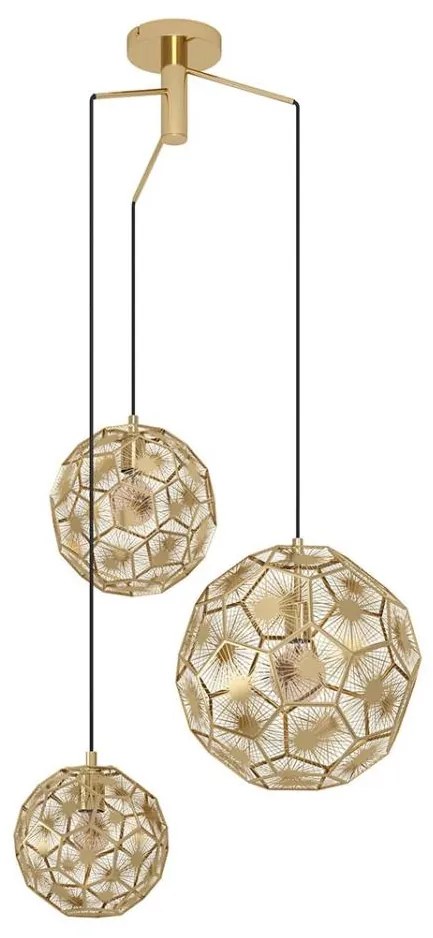 Lustră pe cablu SKOURA 3xE27/60W/230V Eglo 39758