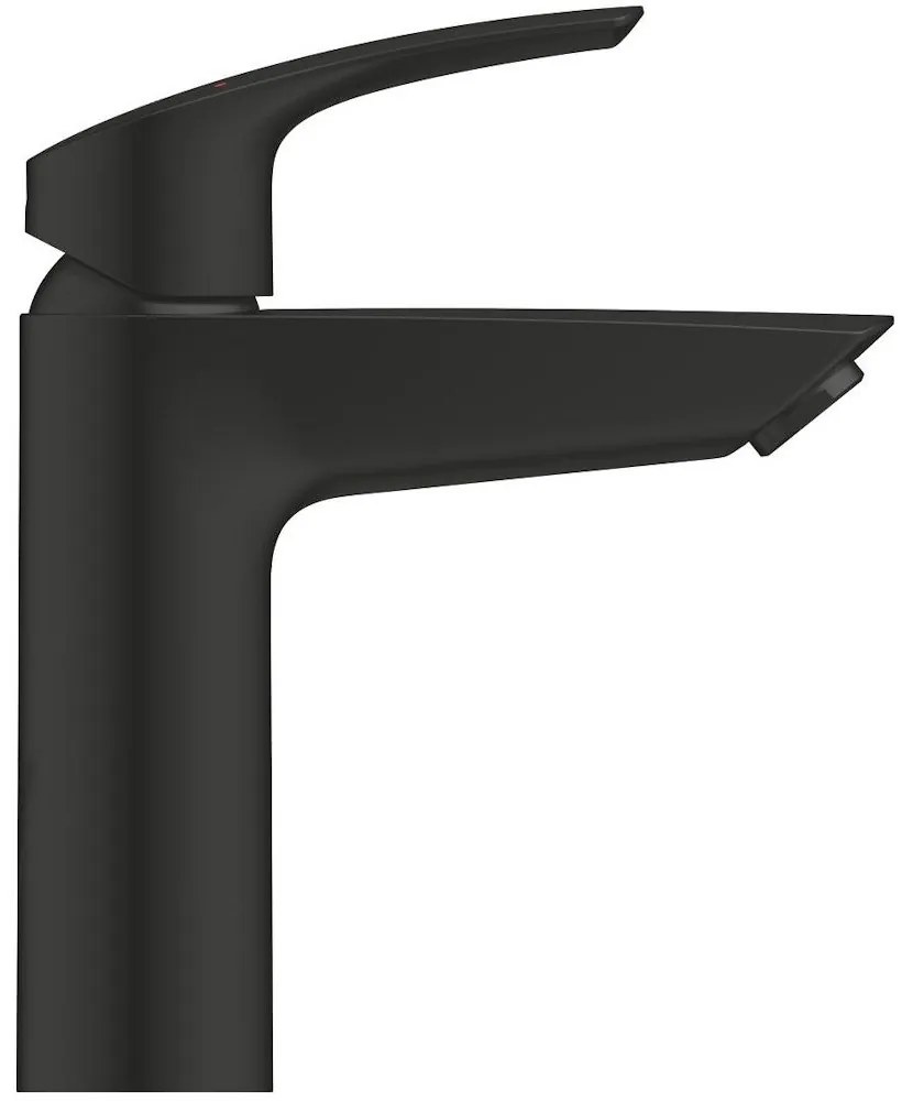 Baterie lavoar monocomanda Grohe Eurosmart fara ventil, marime M, negru mat