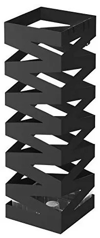 Suport pentru umbrele, Songmics, Negru, 15.5 x 15.5 x 49 cm, LUC16B