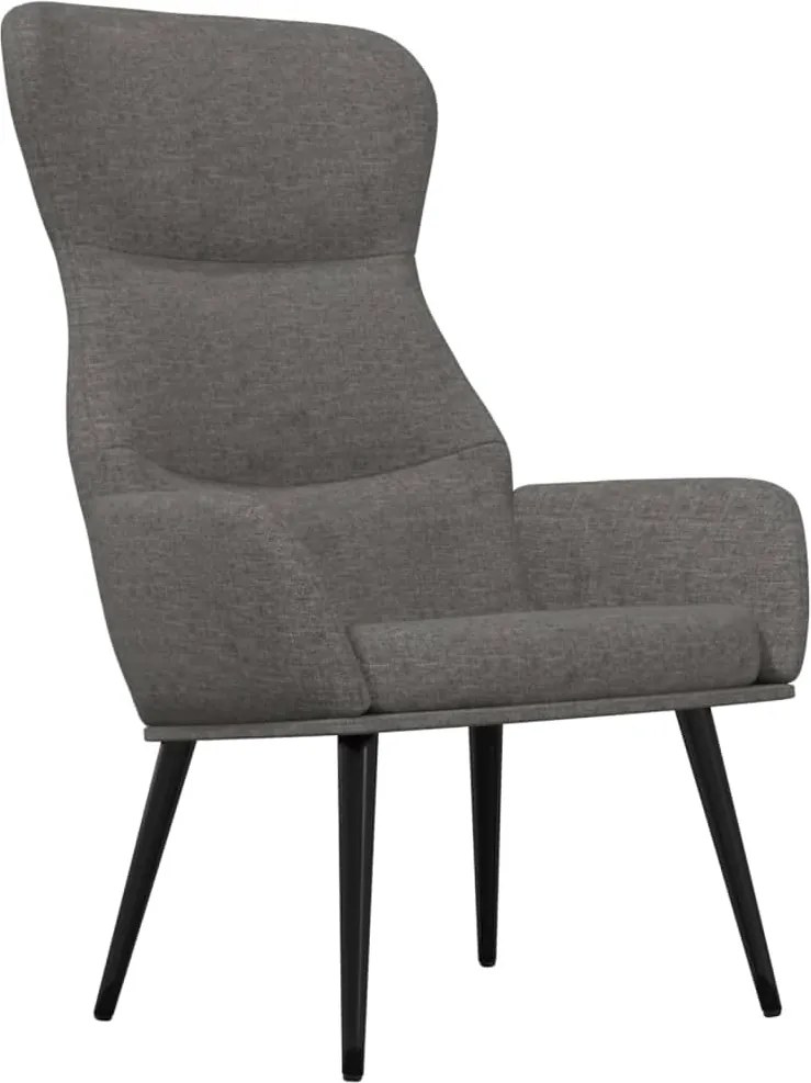 vidaXL Scaun de relaxare, gri deschis, material textil