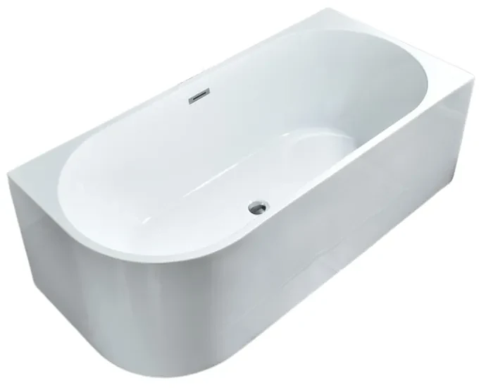 Cada baie freestanding cu montare pe colt 170 x 80 cm, dreapta, Bella Casa Ciri Dreapta, 1700x800 mm