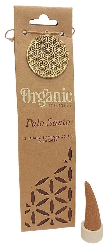 Set de frangipani organice parfumate Palo Santo ,12 buc, cu suport ceramic