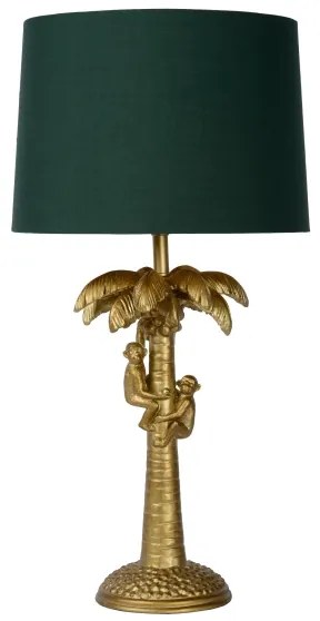 Lucide 10505/81/02 - Lampă de masă COCONUT 1xE27/60W/230V auriu/verde