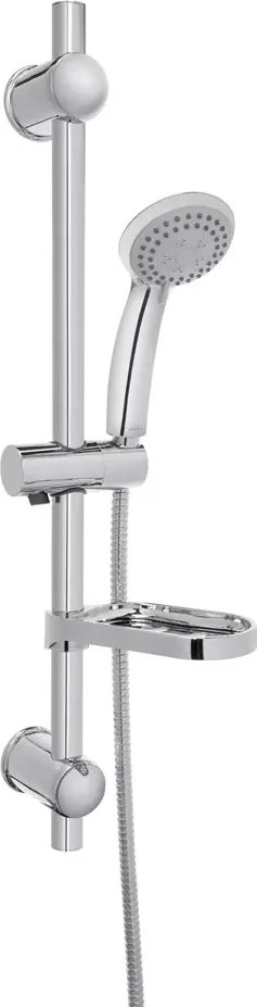 Set de dus cu bara Invena Hiuma cu 3 functii crom