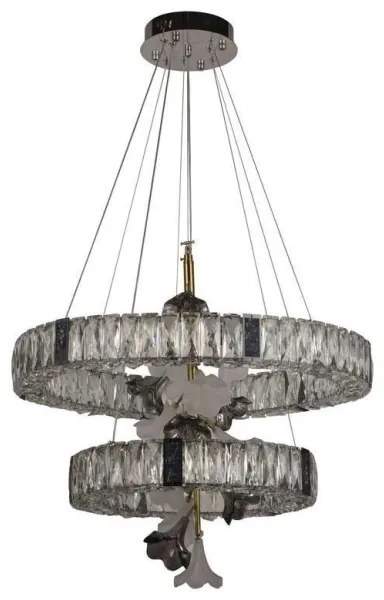 Lustră LED de cristal dimabilă pe cablu LED/70W/230V + telecomandă