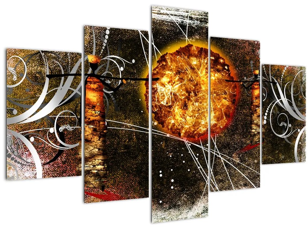 Tablou cu pictură epochală străveche (150x105 cm)