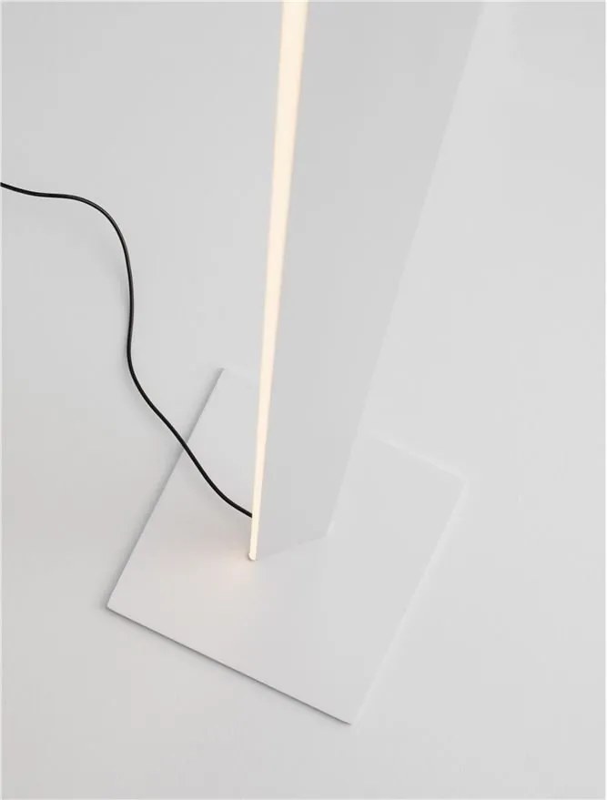Lampadar LED de podea stil minimalist EDEL alb