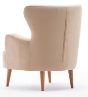 Fotoliu cu aripi NEKO, crem