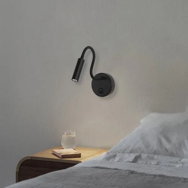 Lampă LED flexibilă de perete Brilagi MAYA LED/3W/230V 4000K negru