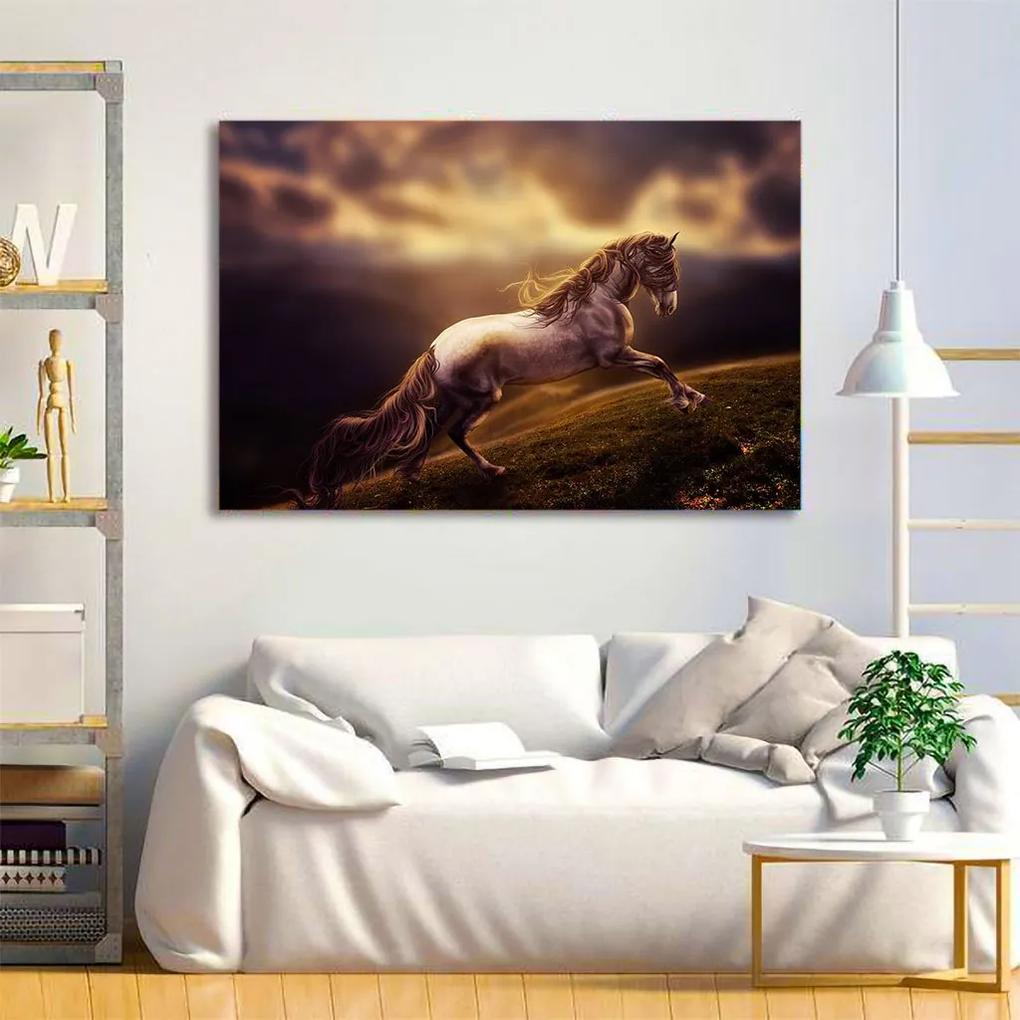 Tablou Canvas - Running horse 70 x 110 cm