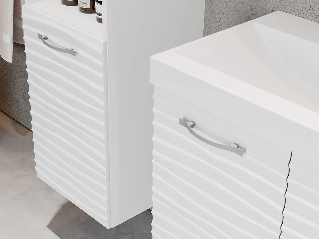 Mobilier baie Megasa I MDF (Alb + Alb) . 1104002
