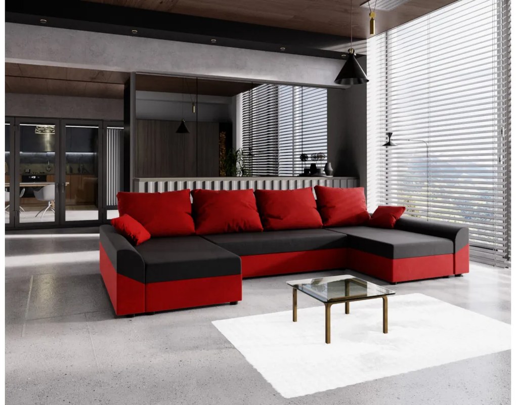 Expedo Canapea extensibilă în formă de U VIVIANA, 321x80x139 sawana 14/sawana 13