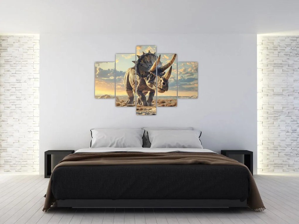 Tablou - Triceratops (150x105 cm)