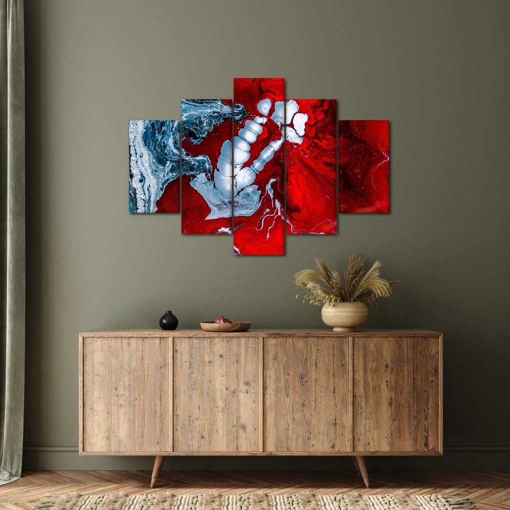 Tablou cu pete abstarcte (150x105 cm)