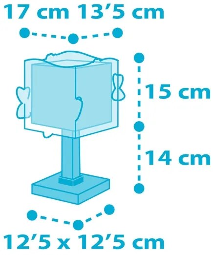 Lampă pentru copii BABY SHARK 1xE14/60W/230V Dalber 63471