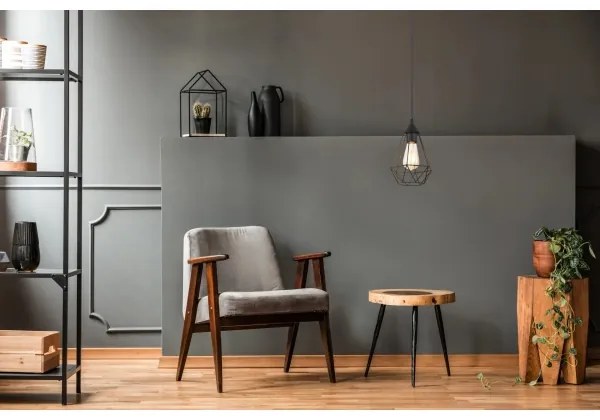 Lustră pe cablu Globo 15745H ZACHARY 1xE27/60W/230V d. 17 cm