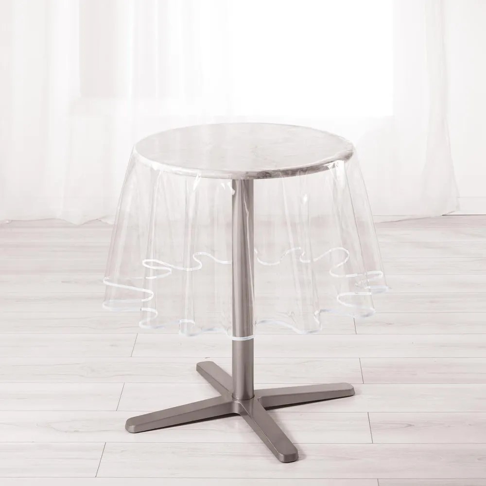 Față de masă lavabilă din PVC ø 180 cm Garden – douceur d'intérieur