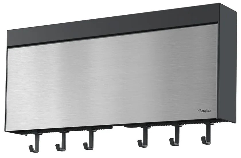 Suport de perete pentru prosoape de hârtie și folii de bucătărie Metaltex Tango Inox