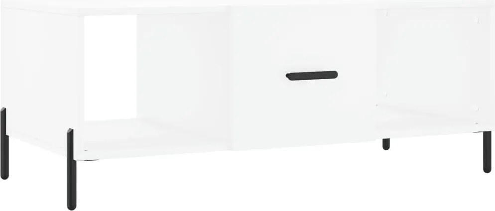 vidaXL Măsuță de cafea, alb, 102x50x40 cm, lemn compozit