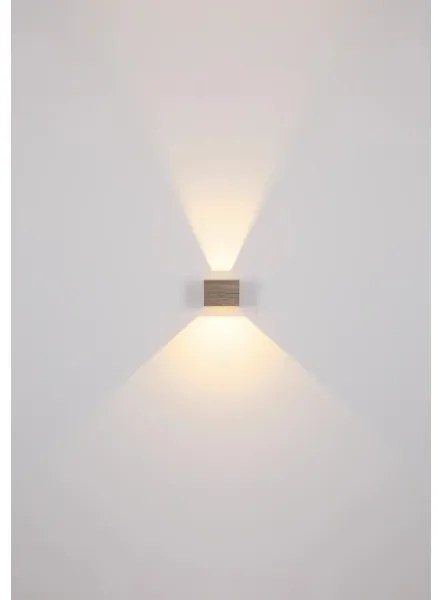 Aplică LED Globo 15553W1W ALINA LED/8W/230V maro